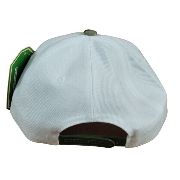 Crown Wsted Youth Classic Snapback Baseball Cap White and Camo New - Picture 4 of 9